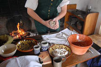 Kneading Rye Bread