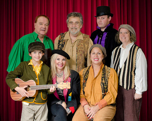 Some of the Pinocchio cast